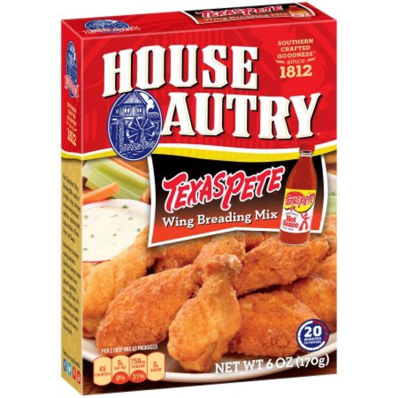 House Autry® Texas Pete® Wing Breading Mix 6 oz. Box