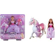 Funville Sparkle Girlz Princess with Horse Set, Caucasian, Style #1