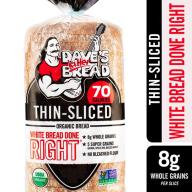 Dave's Killer Bread® White Bread Done Right® Thin Sliced Organic Bread 20.5 oz. Loaf
