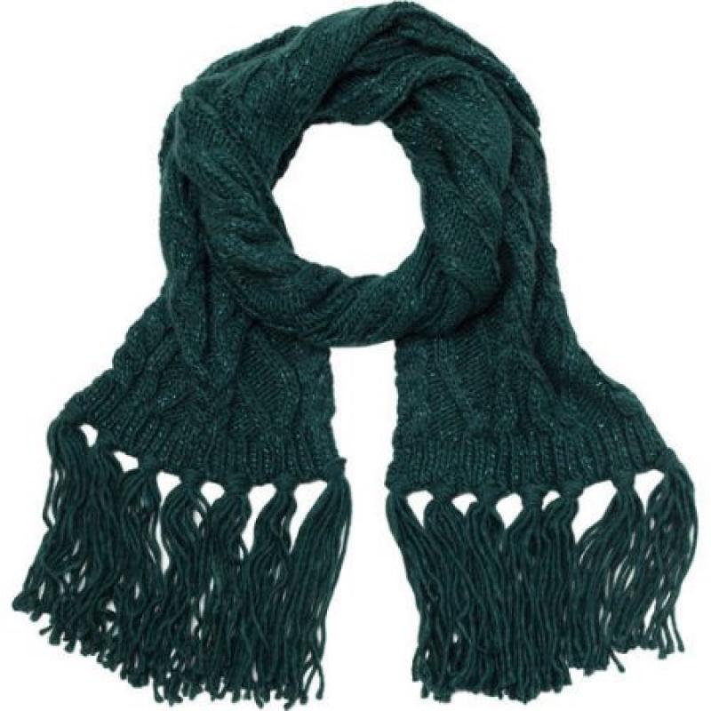 Faded Glory Women&#039;s Cable Knit Scarf