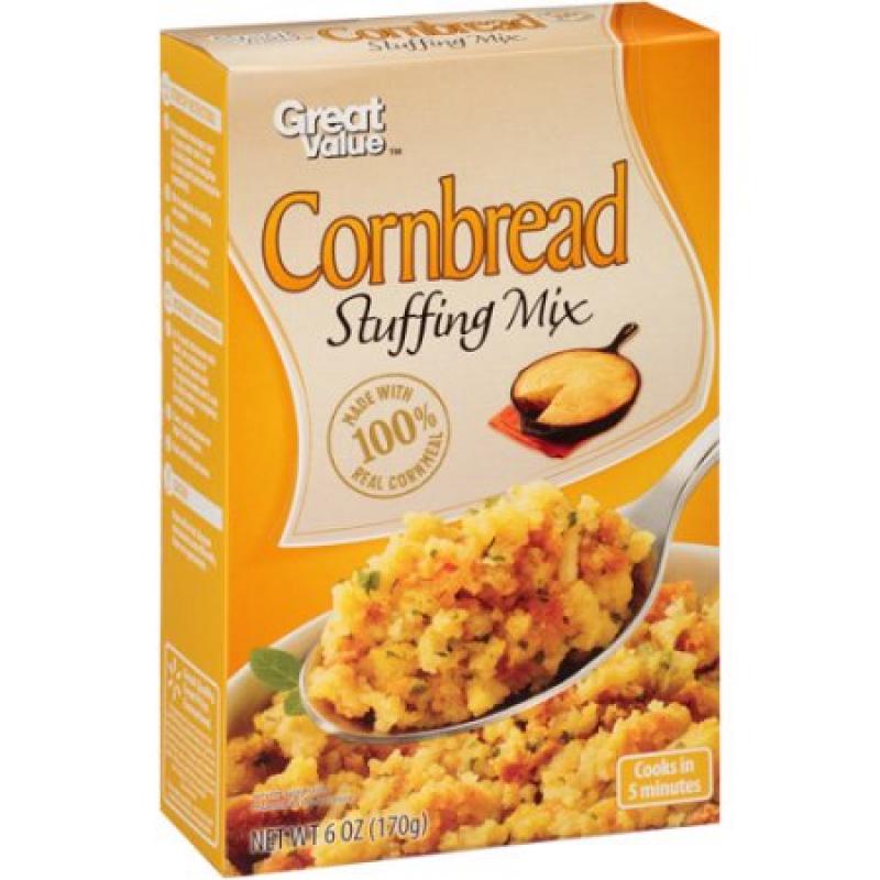 Great Value: Cornbread Stuffing Mix, 6 Oz