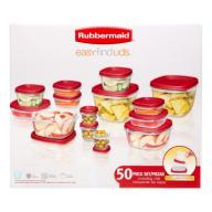 Rubbermaid Easy Find Lids Food Storage Set, 50 Ct