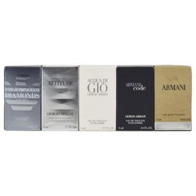 Giorgio Armani Variety by Giorgio Armani for Men Mini Gift Set, 5 pc