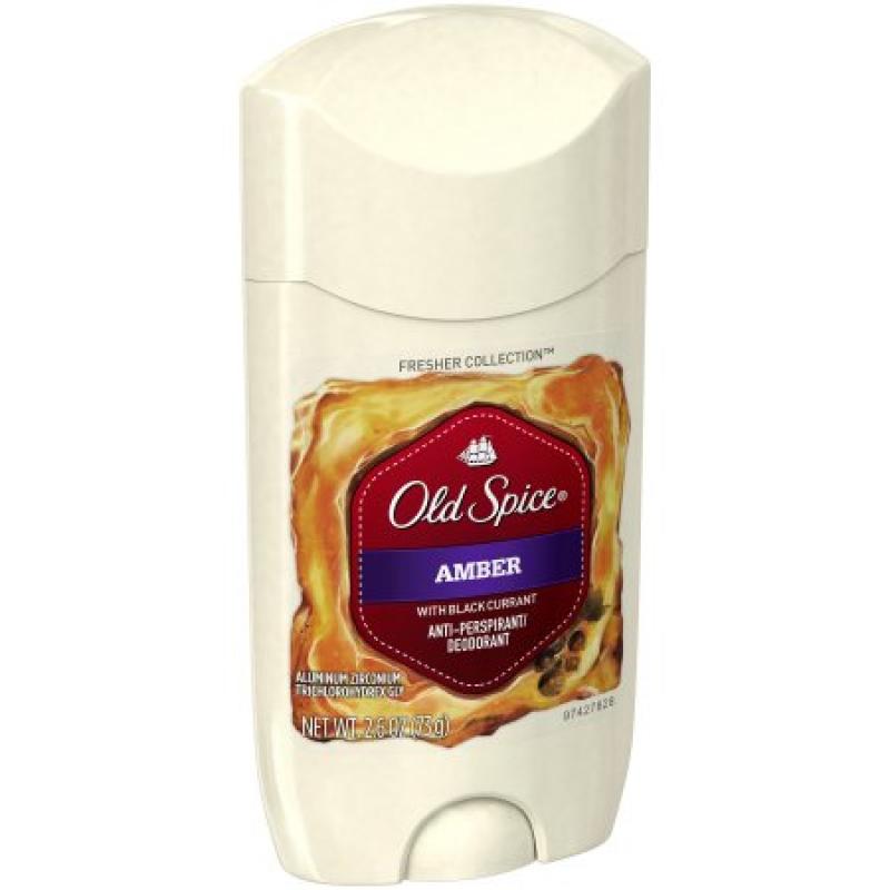 Old Spice Fresher Collection Amber Anti-Perspirant & Deodorant, 2.6 oz