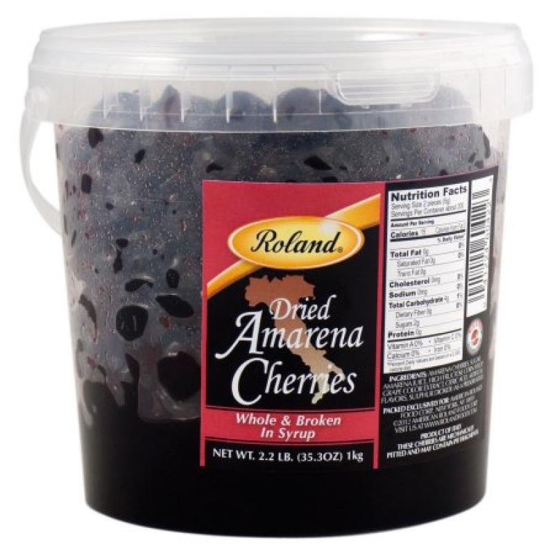 Roland Cherries, Dried Amarena, 35.3 Oz