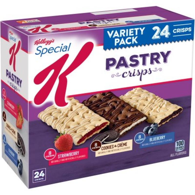 Kellogg&#039;s Special K Pastry Crisps Variety Pack, 0.88 oz, 24 count