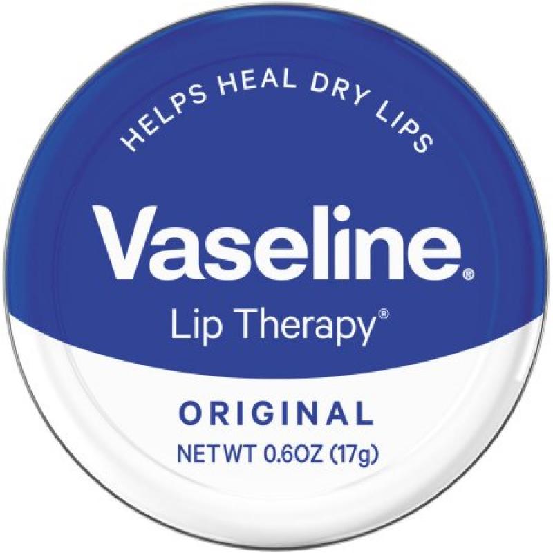 Vaseline Lip Therapy Original Lip Balm Tin, 0.6 oz
