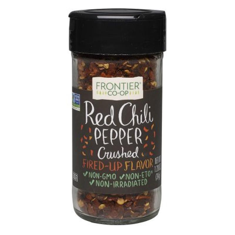 Frontier Crushed Chili Peppers Red, 1.2 Oz