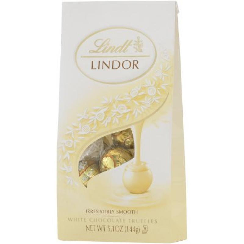Lindt White Lindor Truffles With A Smooth Filling, 5.1 oz