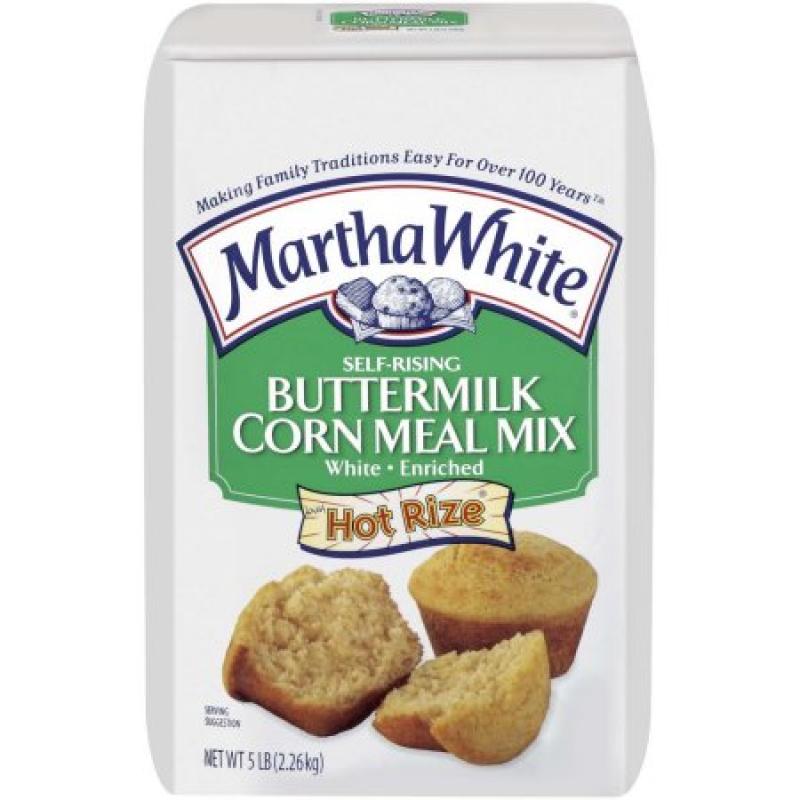 Martha White Self-Rising Buttermilk White Corn Meal Mix, 2 Lb