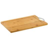 Home Basics Bamboo Cutting Board with Handle