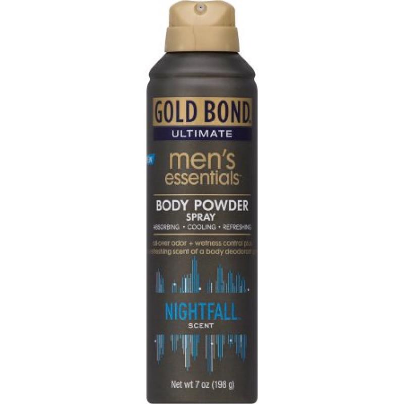 Gold Bond Ultimate Men&#039;s Essentials Body Powder Spray, 7 oz