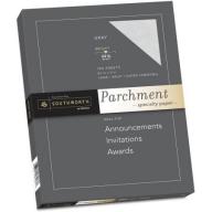 Southworth Parchment Specialty Paper, 8-1/2 x 11, Gray, 100/Box