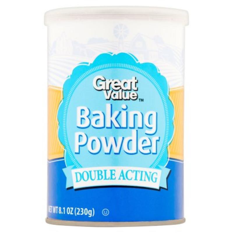 Great Value Double Acting Baking Powder 8.1 oz