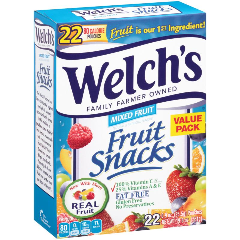 Welch&#039;s® Mixed Fruit Fruit Snacks 22-0.9 oz. Box