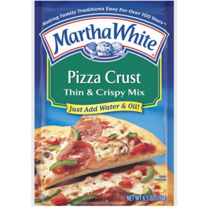 Martha White Thin & Crispy Pizza Crust Mix, 6.5 oz