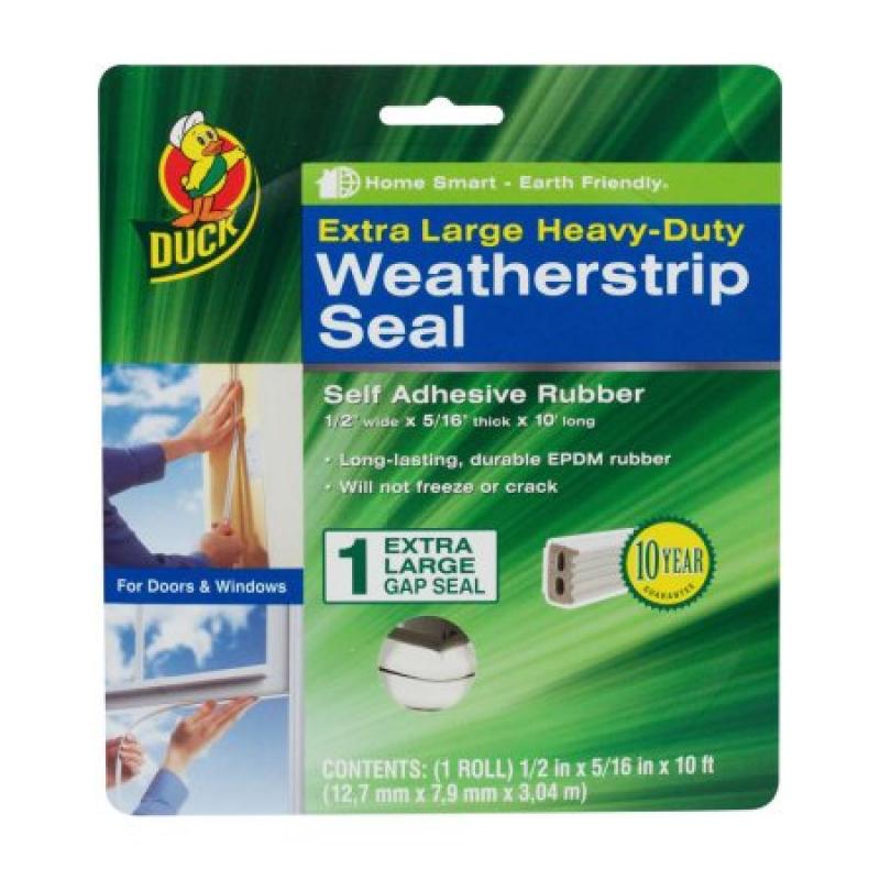 Duck Brand Heavy-Duty Weatherstrip Seal, Extra-Large