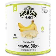 Augason Farms Emergency Food Honey-Coated Banana Slices, 2 lb