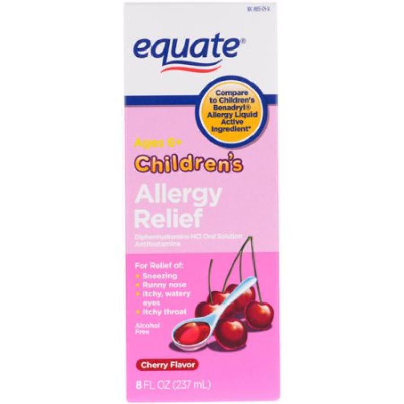 Equate Allergy Elixer, 8 oz