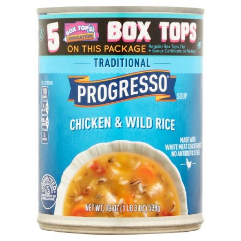 Progresso Low Fat Traditional Chicken & Wild Rice Soup 19 oz Can