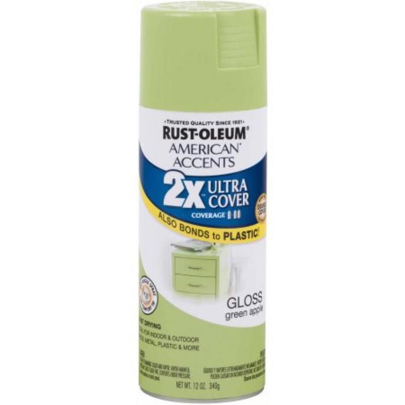 Rust-Oleum American Accents Ultra Cover 2x, Gloss Green Apple
