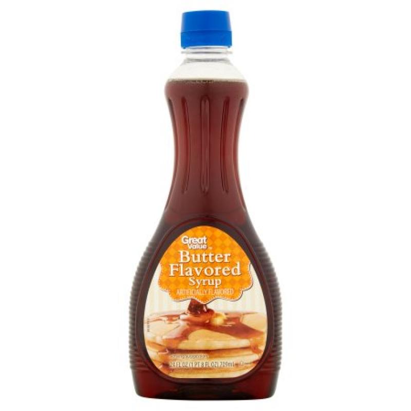 Great Value: Butter Flavored Syrup, 24 oz