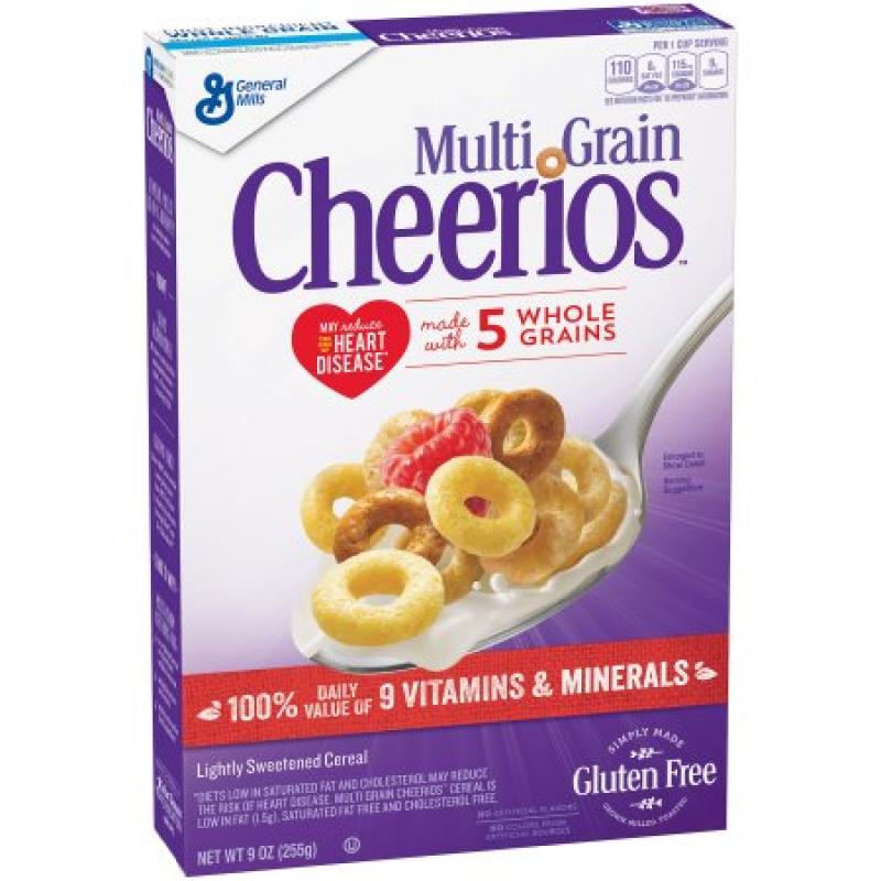 (2 Pack) Multi Grain Cheerios Gluten Free Cereal, 18 Oz - $0.20/oz