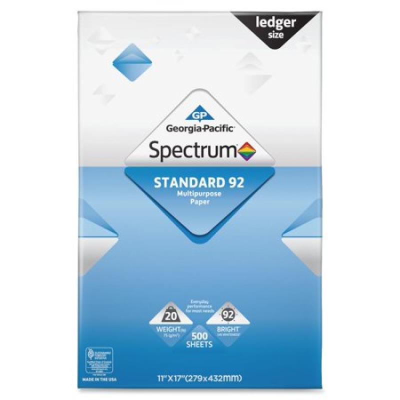 Spectrum, GPC999812, Standard Multipurp Paper, 2500 / Carton, White
