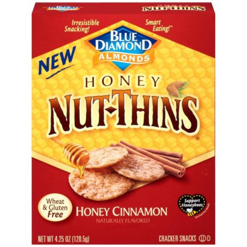 Blue Diamond® Almonds Honey Cinnamon Nut-Thins® Nut & Rice Cracker Snacks 4.25 oz. Box