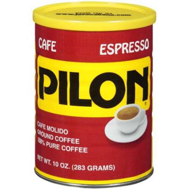 Pilon Ground Espresso Coffee, 10 oz