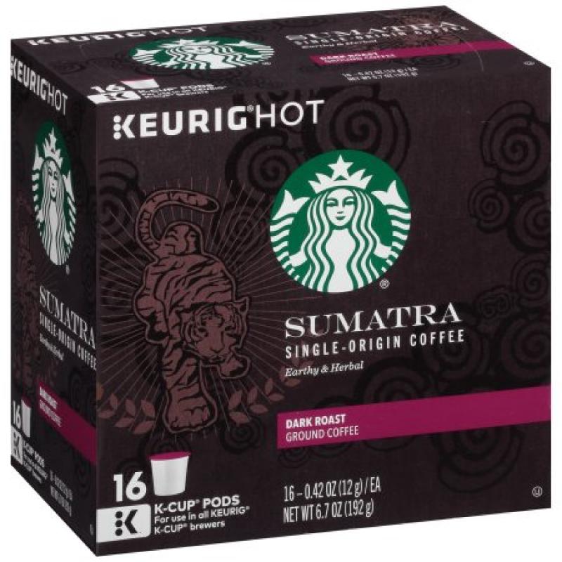 Starbucks® Sumatra Dark Roast Ground Coffee 16 ct K-Cups®