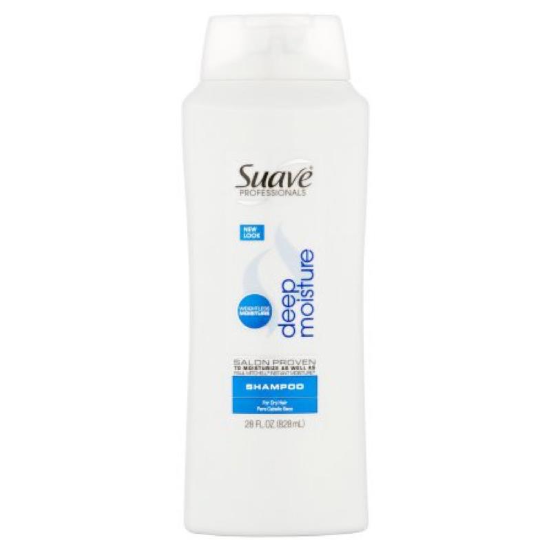 Suave Professionals Deep Moisture Shampoo, 28 oz