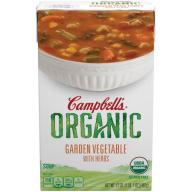 Campbell&#039;s Organic Garden Vegetable with Herbs Soup 17oz