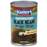 Kuner&#039;s Southwestern Black Beans With Cumin & Chili Spices, 15 oz (Pack of 12)