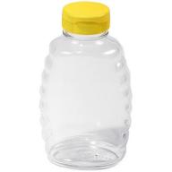 Little Giant Farm and Ag SKEP16 16 oz Plastic Honey Squeeze Jar, 12 Per Case