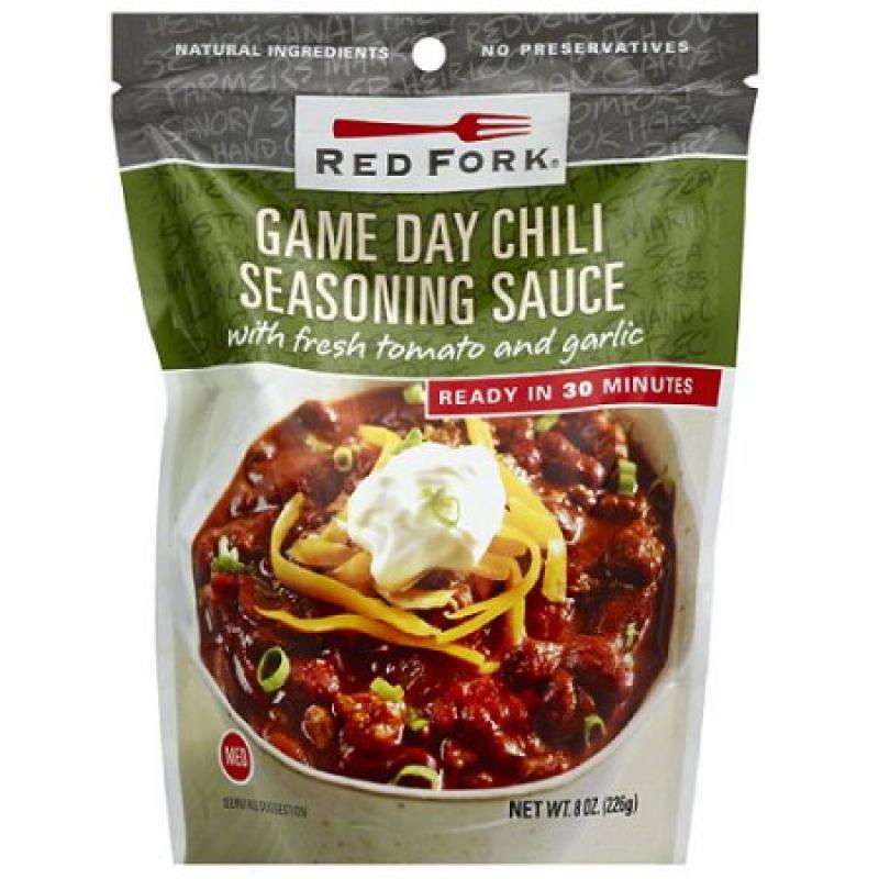 Red Fork Game Day Chili Seasoning Sauce, 8 oz, (Pack of 6)
