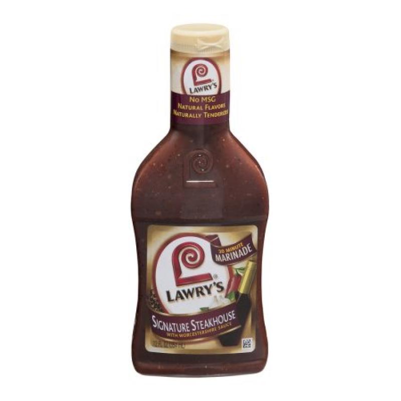 Lawry&#039;s® Signature Steakhouse Marinade with Worcestershire Sauce, 12 oz. Bottle