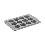 Cake Boss Deluxe Nonstick Bakeware 12-Cup Muffin Pan, Gray