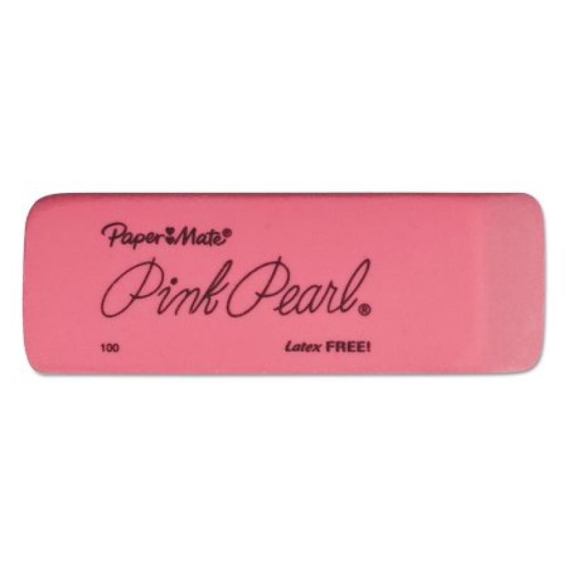 Paper Mate Pink Pearl Medium-Size Eraser, Box of 24