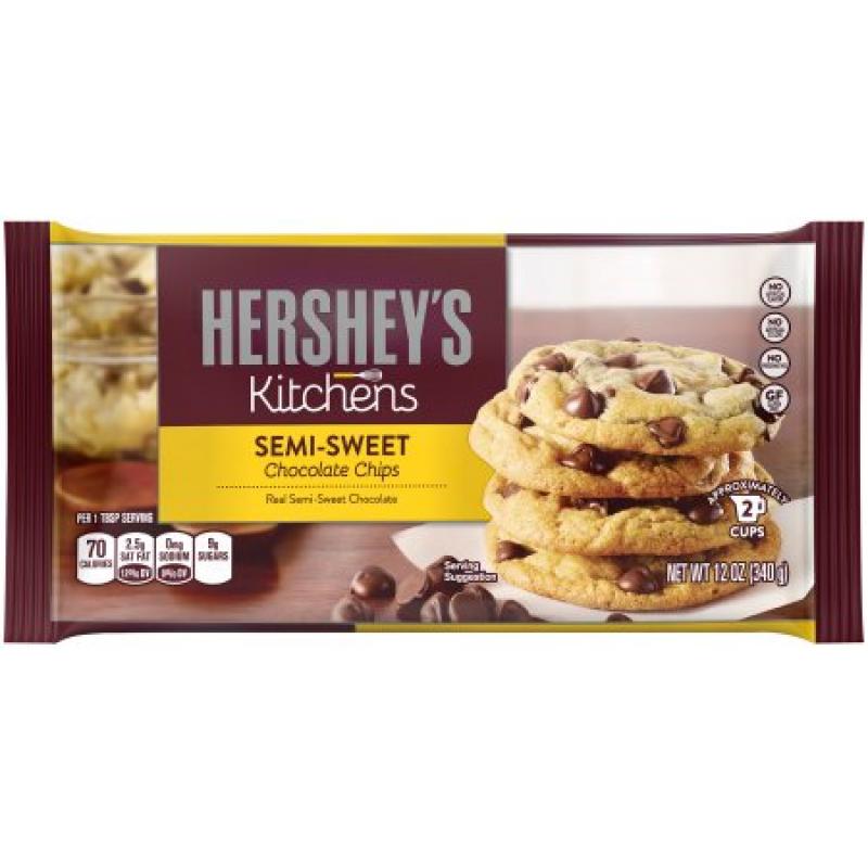 HERSHEY&#039;S Semi-Sweet Chocolate Chips, 12 oz