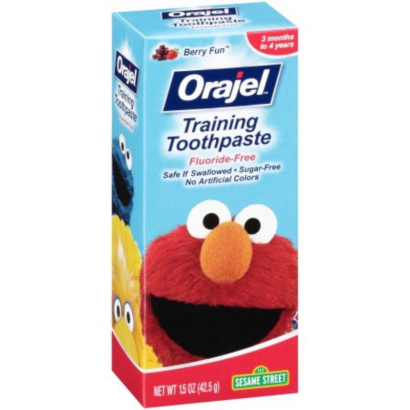 Orajel Berry Fun Training Toothpaste, 1.5 oz