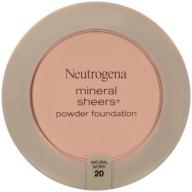 Neutrogena Mineral Sheers Compact Powder Foundation SPF 20, Natural Ivory 20, .34 Oz