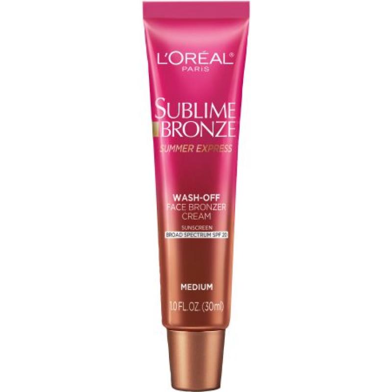 L&#039;Oreal Paris Sublime Bronze Summer Express Wash-Off Face Bronzer Cream SPF 20