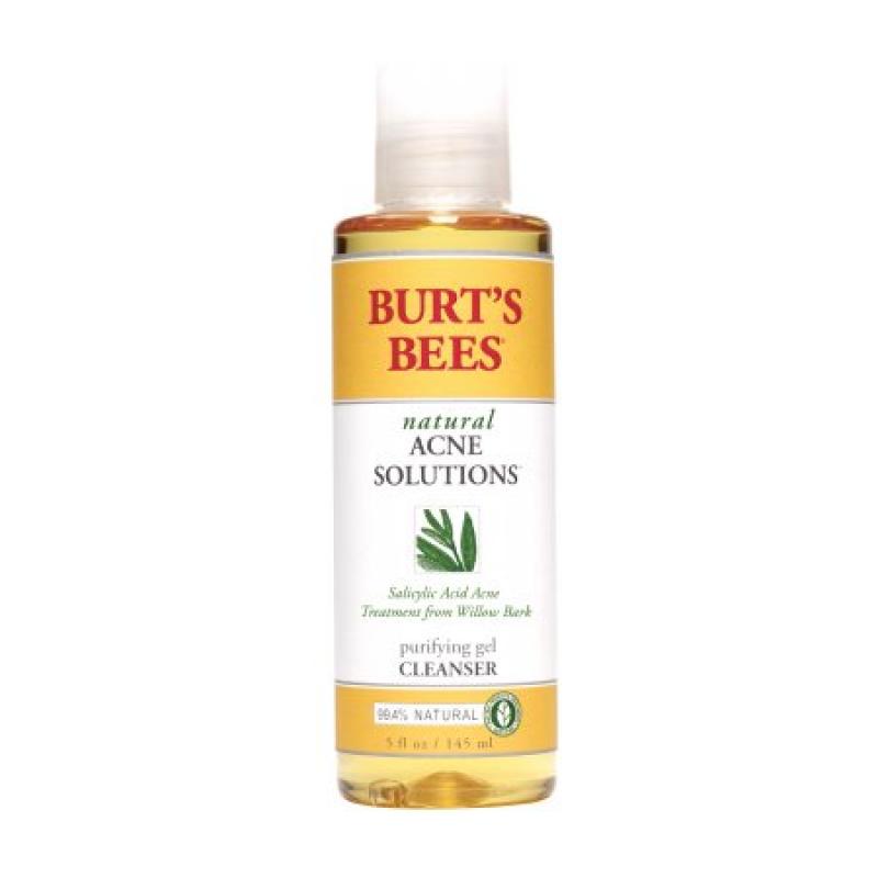 Burt&#039;s Bees Natural Acne Solutions Purifying Gel Cleanser, 5 Ounces