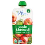 Plum Organics Apple & Broccoli Organic Baby Food 2 6 Months & Up 4oz