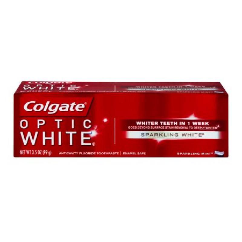Colgate Optic White Sparkling White Toothpaste Sparkling Mint