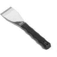 Nisaku Stainless Steel Curved Scraper Knife, 2" Blade Black
