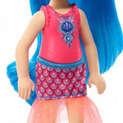 Barbie Dreamtopia Chelsea Sprite Doll, 7-Inch, With Blue Hair Wearing Fashion And Accessories