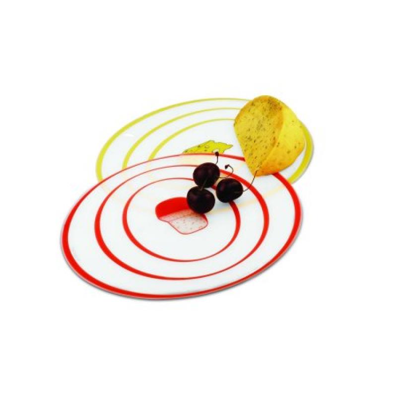 Silicone Zone,Cheese Board - Set of 2,Yellow, Red