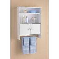 Mainstays 2-Door Wood Wall Cabinet, White